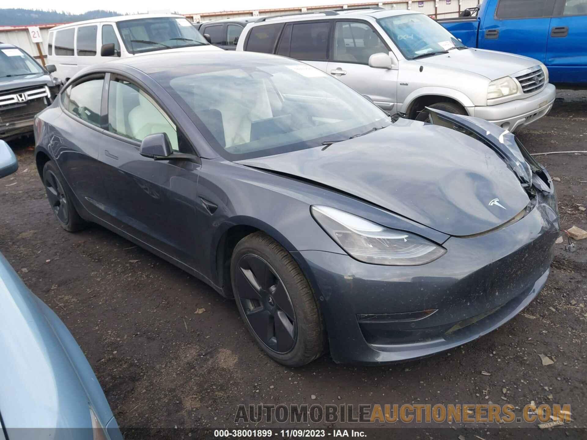 5YJ3E1EB7NF349583 TESLA MODEL 3 2022