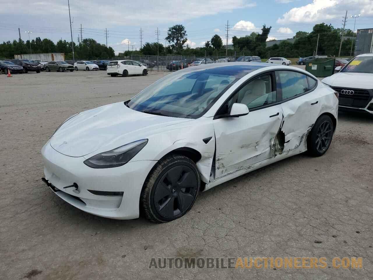 5YJ3E1EB7NF351205 TESLA MODEL 3 2022