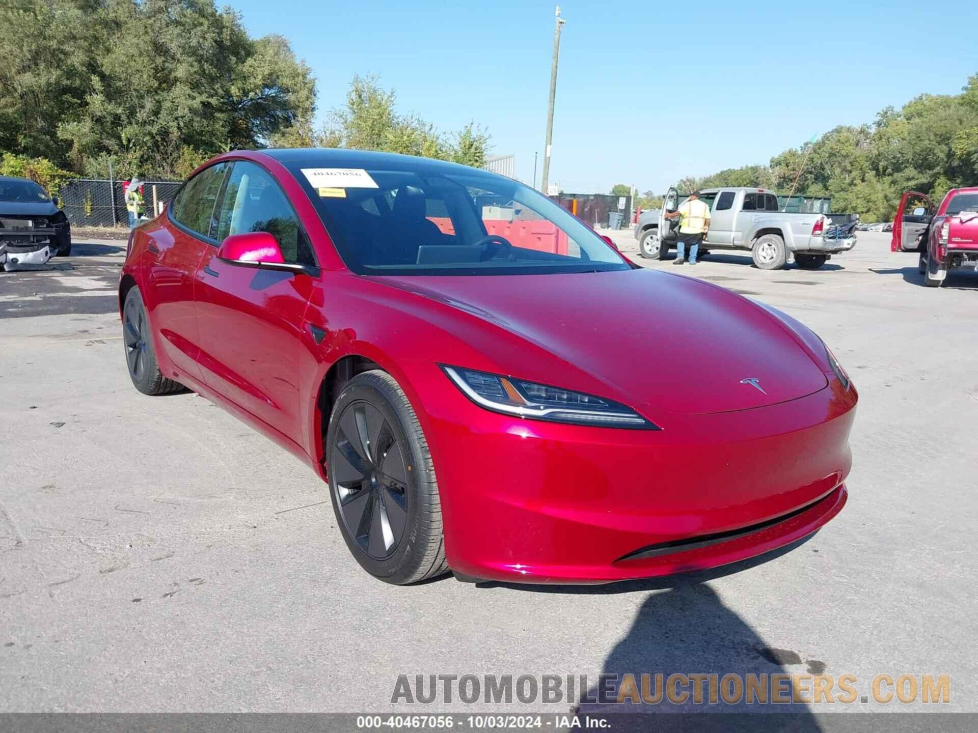 5YJ3E1EB7RF823800 TESLA MODEL 3 2024