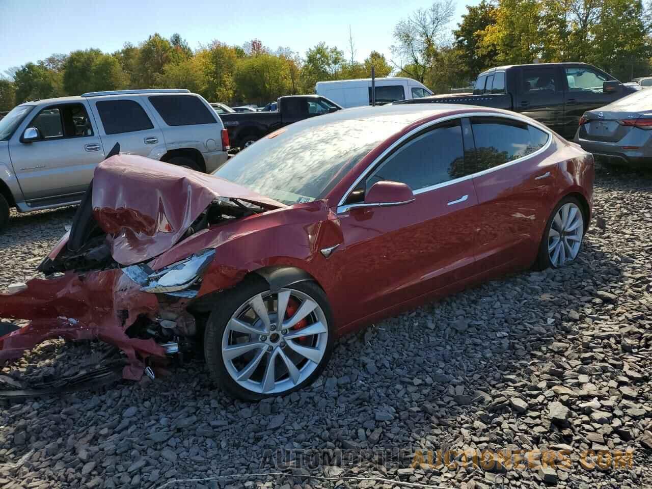 5YJ3E1EB8KF454936 TESLA MODEL 3 2019