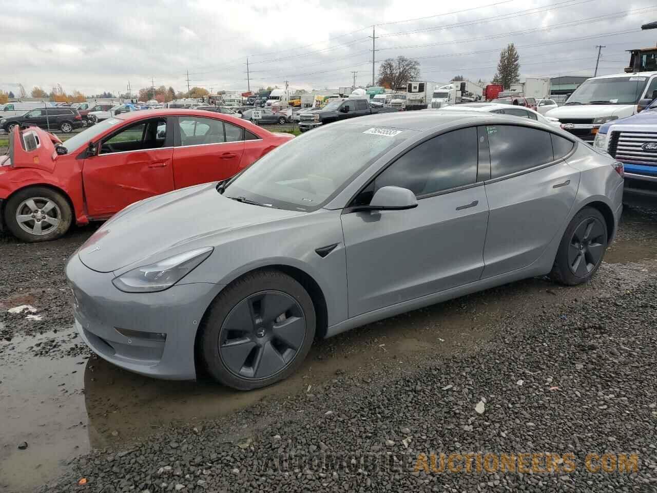 5YJ3E1EB8MF001158 TESLA MODEL 3 2021