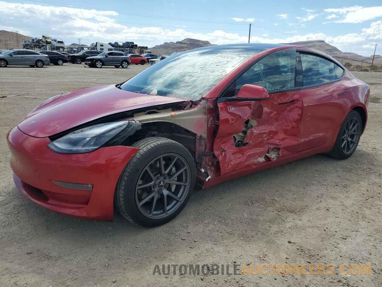 5YJ3E1EB8MF002259 TESLA MODEL 3 2021