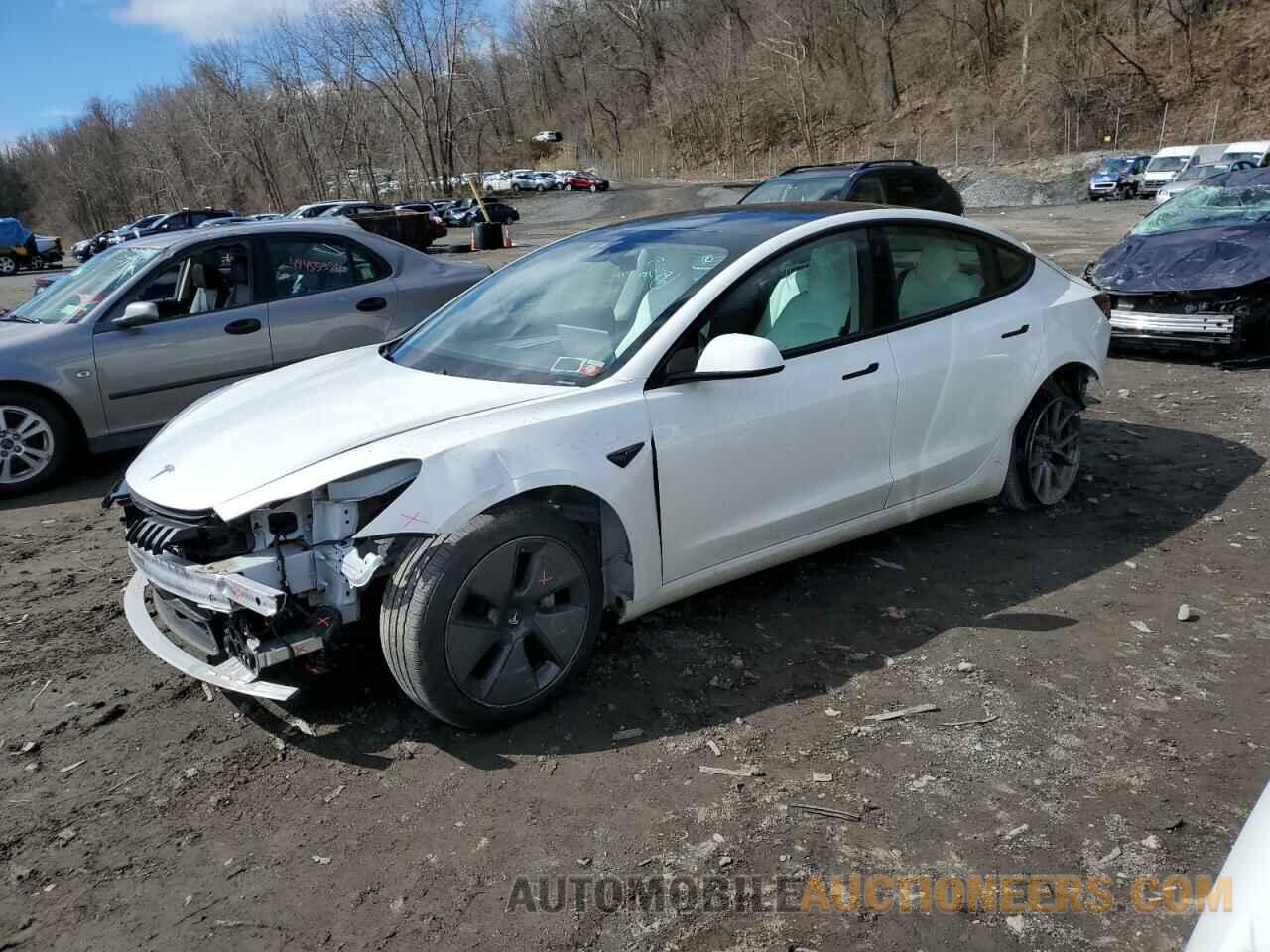 5YJ3E1EB8MF034225 TESLA MODEL 3 2021