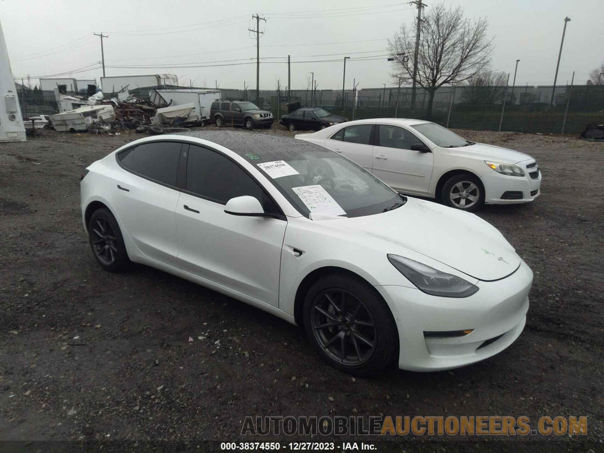 5YJ3E1EB8MF035567 TESLA MODEL 3 2021