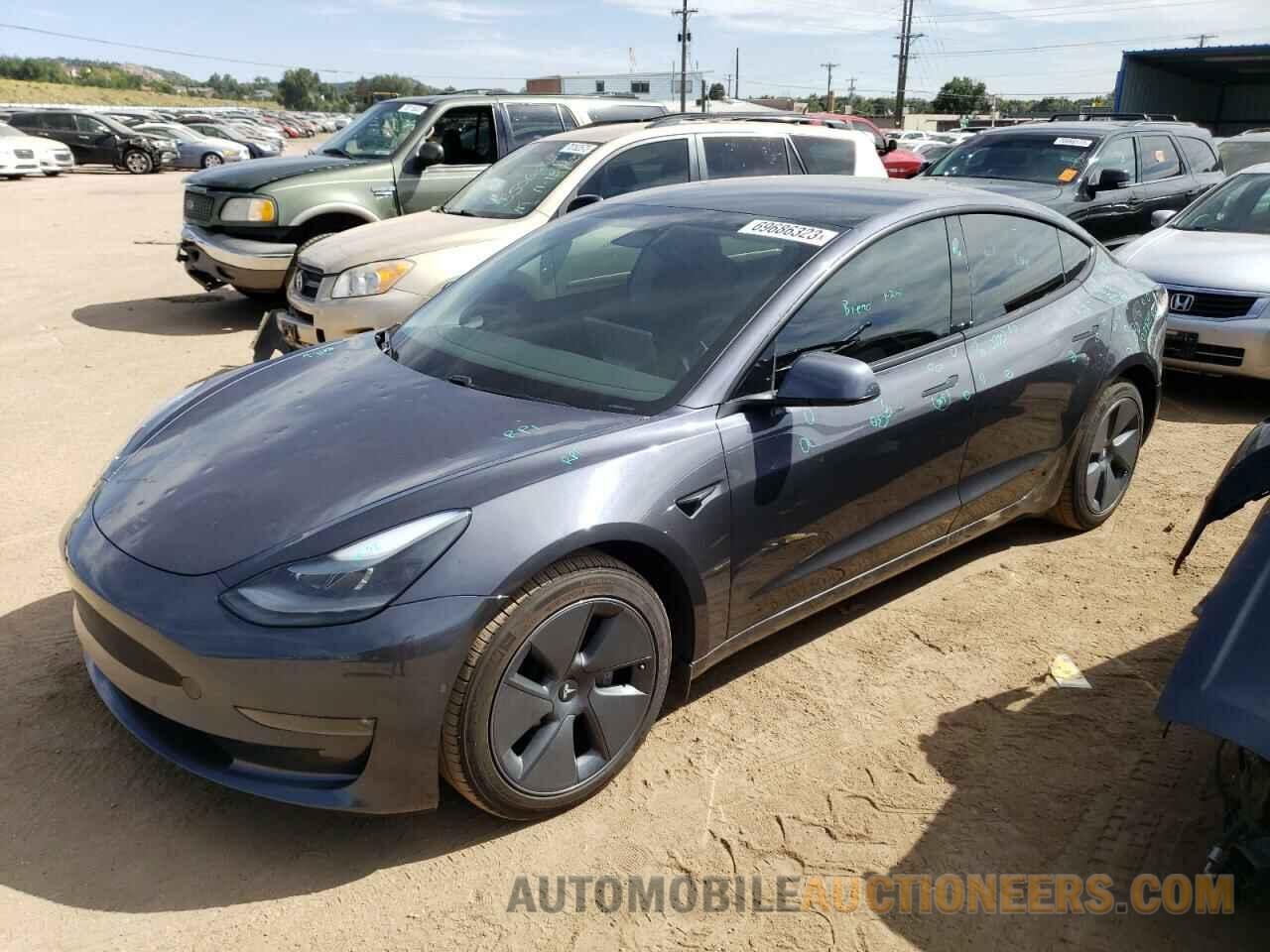 5YJ3E1EB8MF044298 TESLA MODEL 3 2021