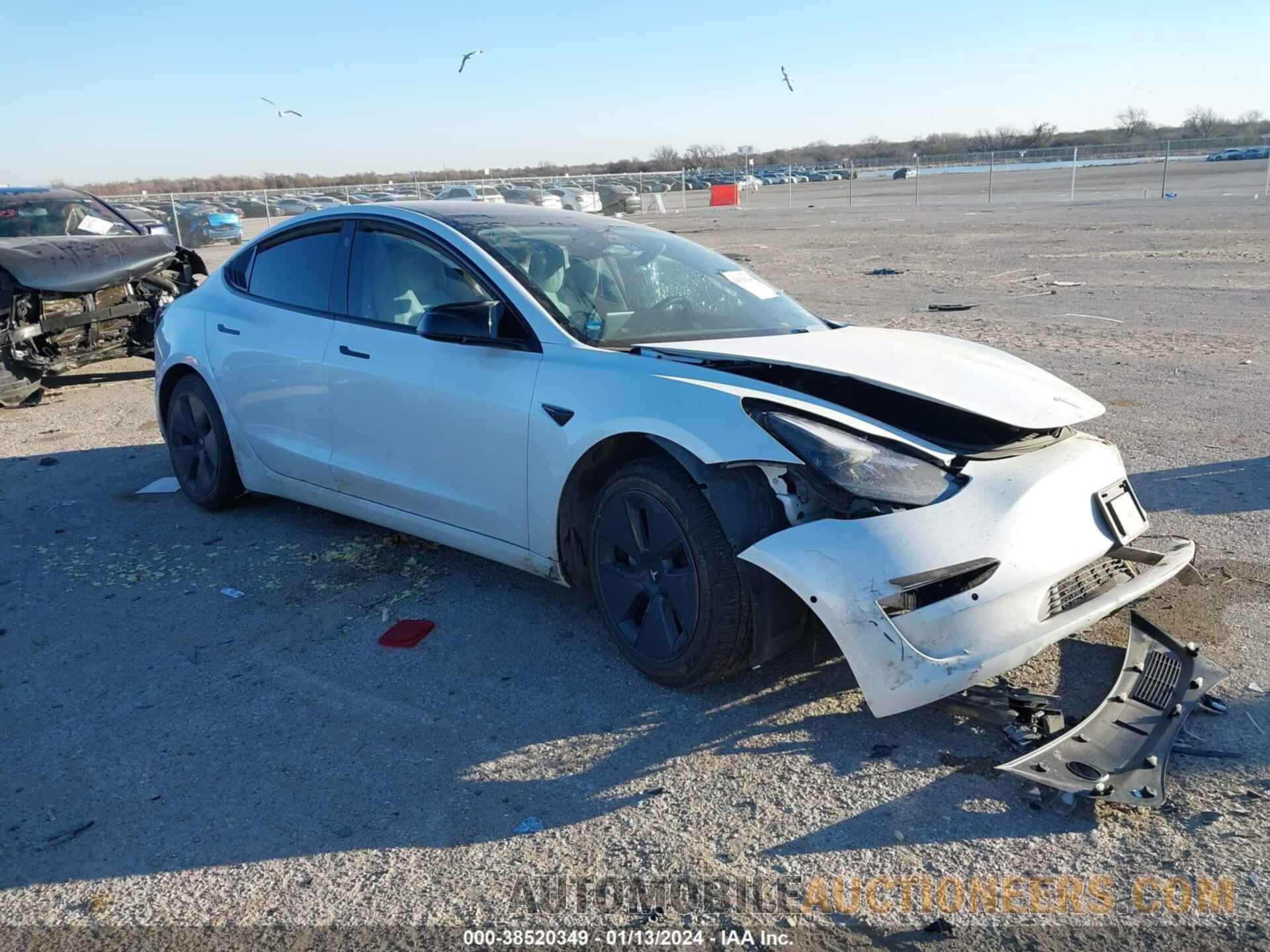 5YJ3E1EB8MF053955 TESLA MODEL 3 2021