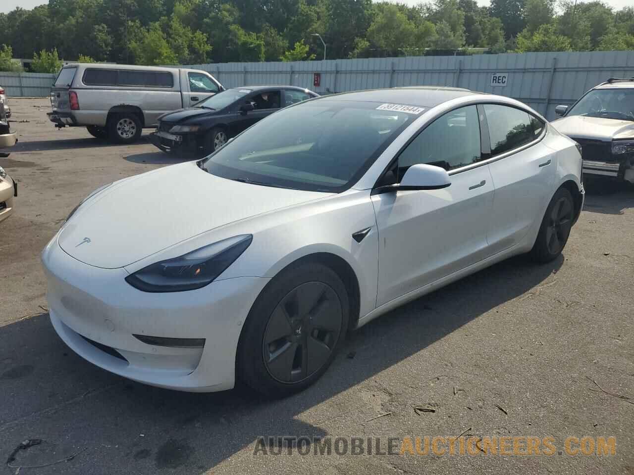 5YJ3E1EB8MF054491 TESLA MODEL 3 2021