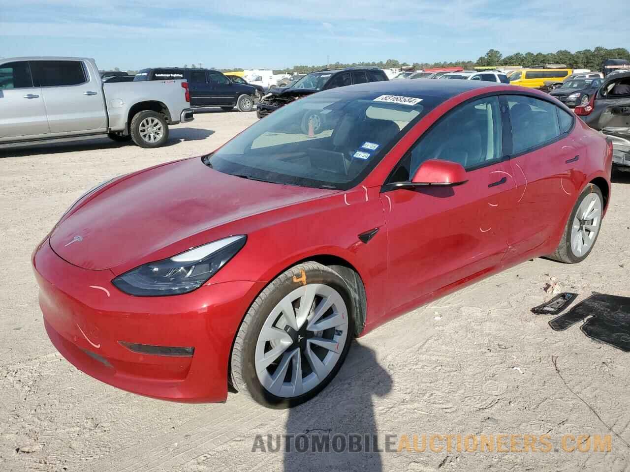 5YJ3E1EB8MF079777 TESLA MODEL 3 2021