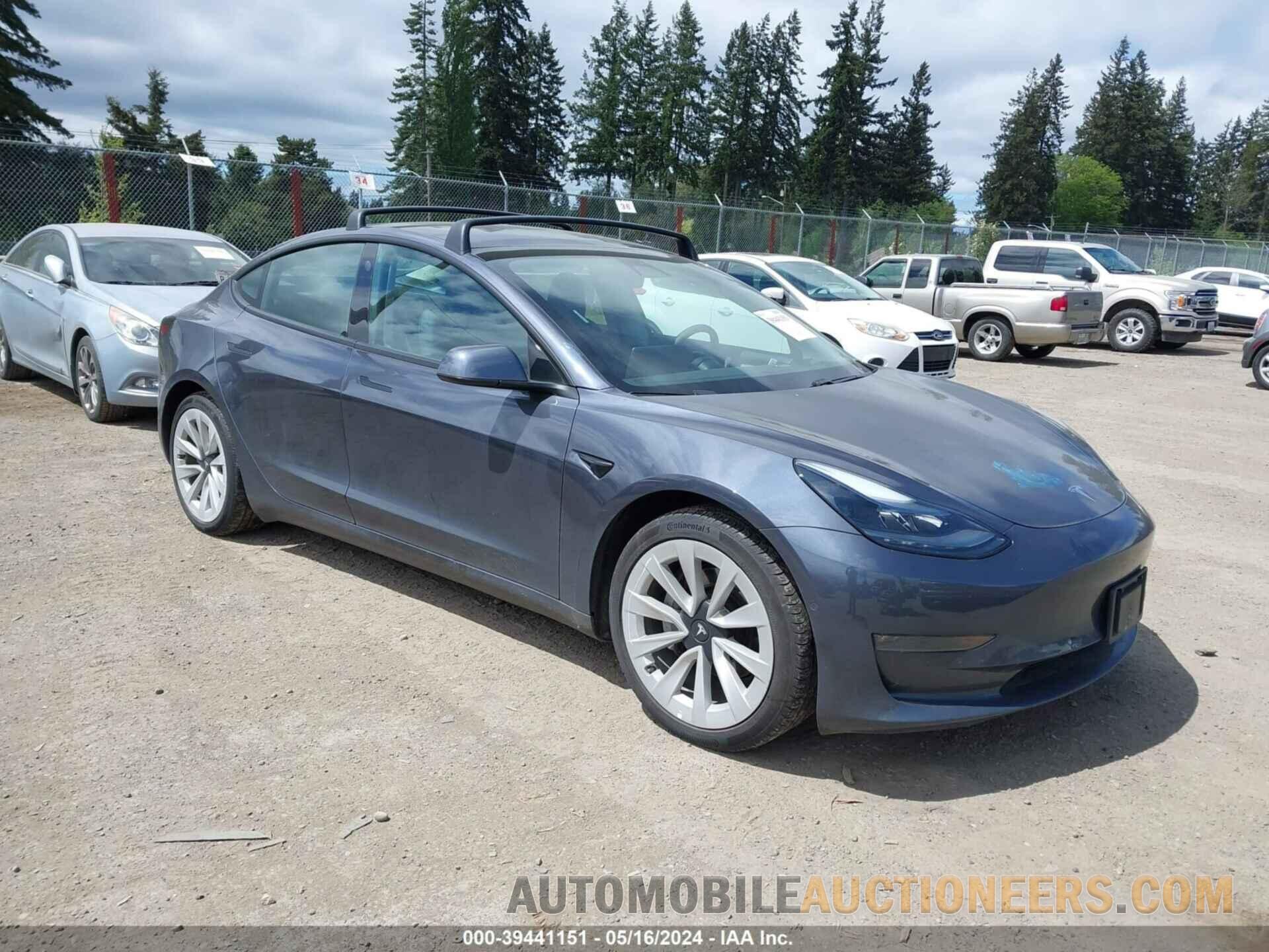 5YJ3E1EB8MF085465 TESLA MODEL 3 2021