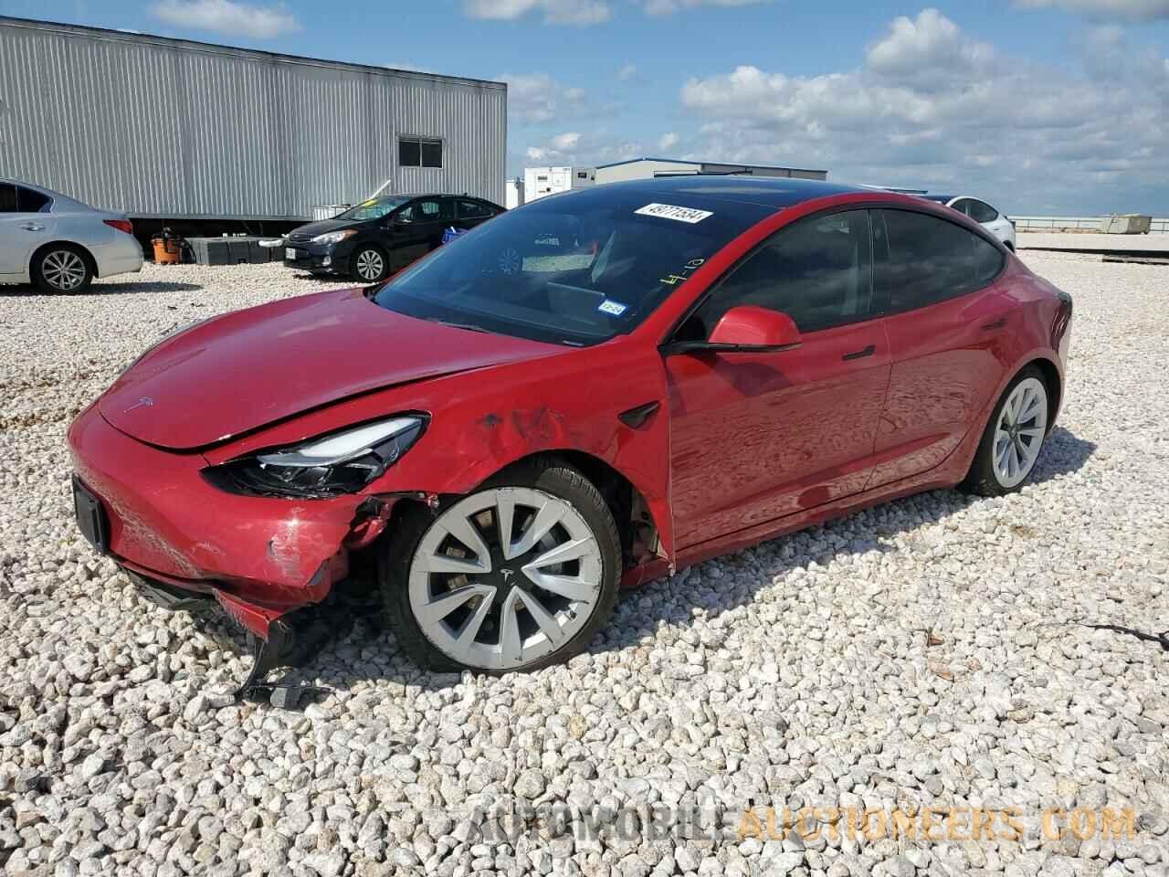 5YJ3E1EB8MF091895 TESLA MODEL 3 2021