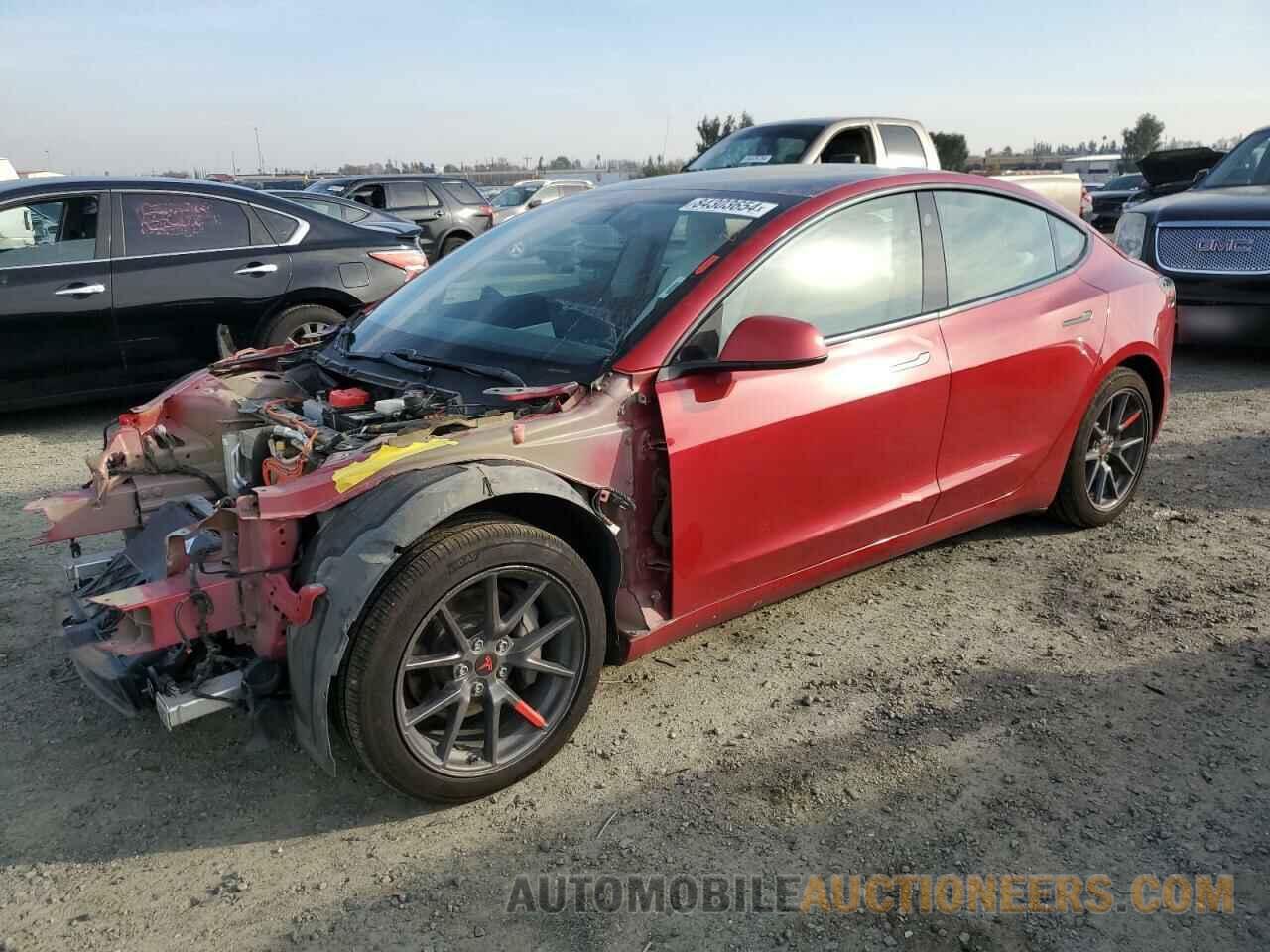 5YJ3E1EB8MF863652 TESLA MODEL 3 2021