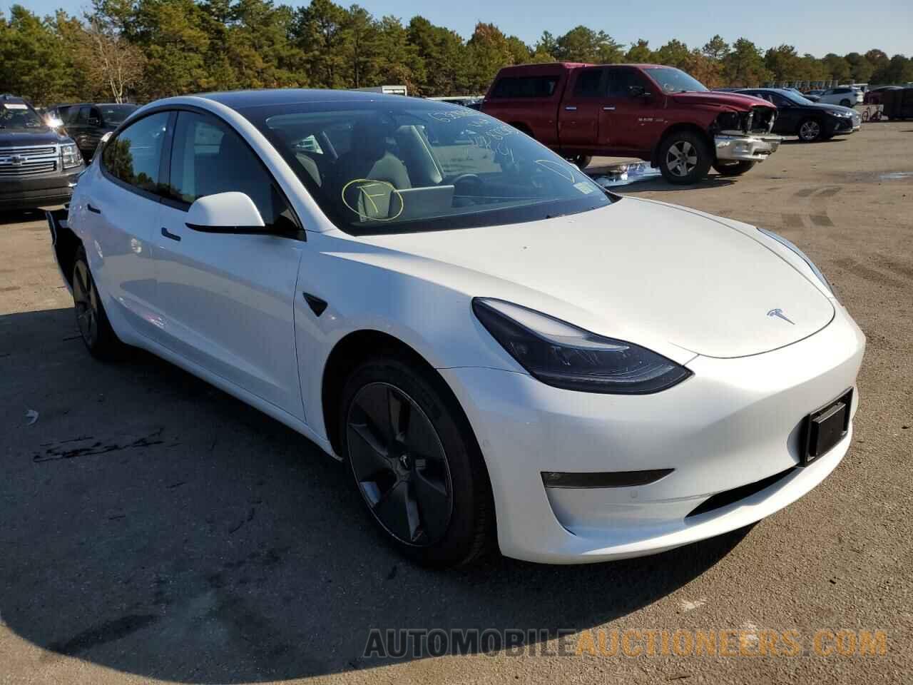 5YJ3E1EB8MF872383 TESLA MODEL 3 2021