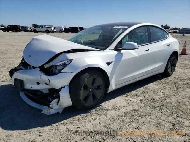 5YJ3E1EB8MF872688 TESLA MODEL 3 2021