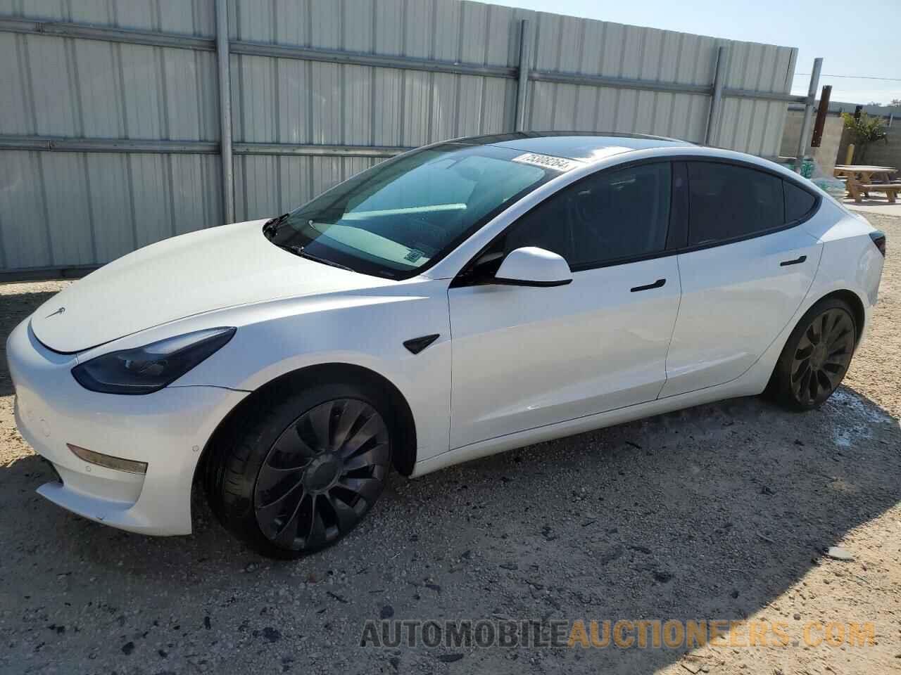 5YJ3E1EB8MF902160 TESLA MODEL 3 2021