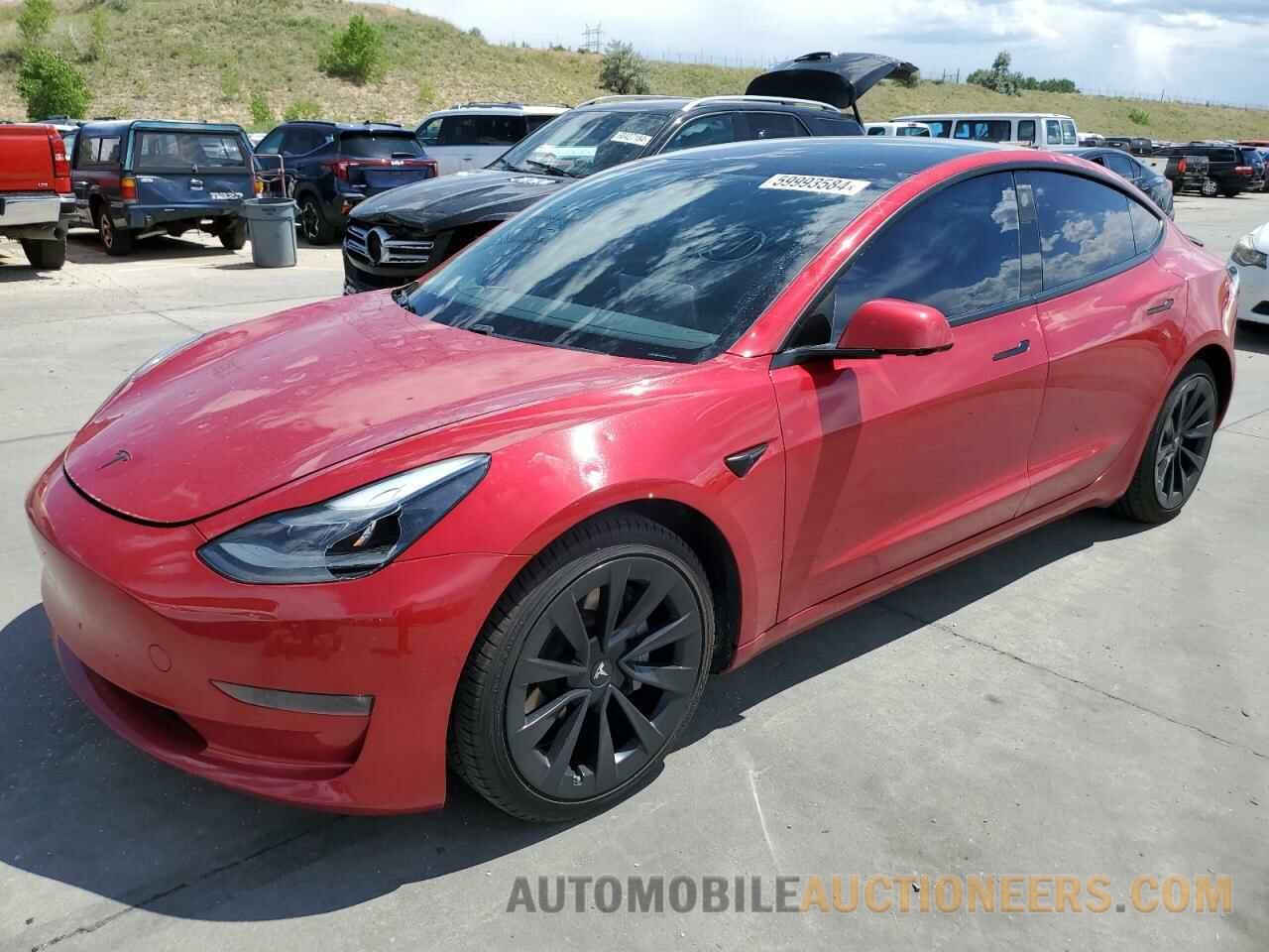 5YJ3E1EB8MF902692 TESLA MODEL 3 2021