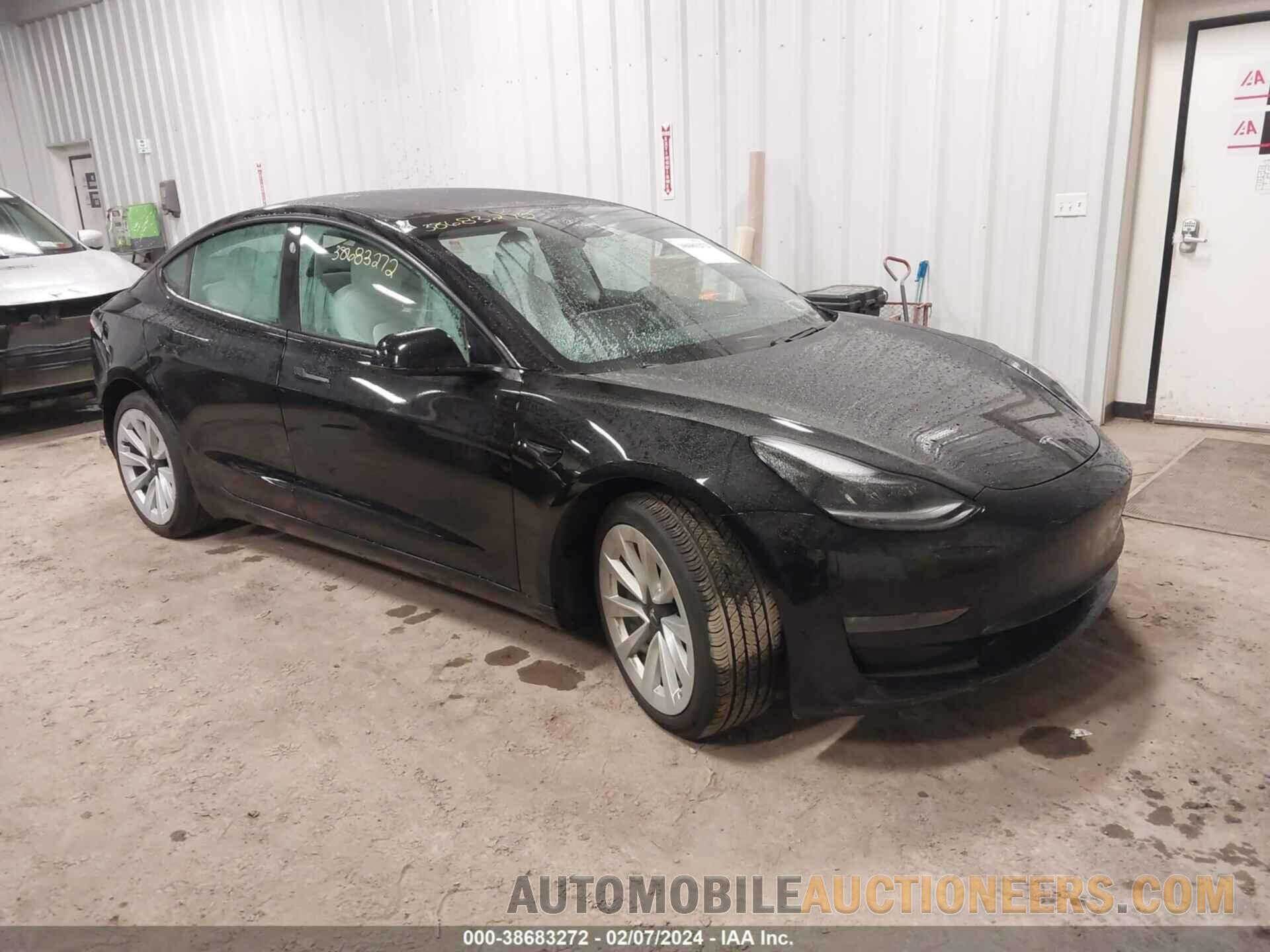 5YJ3E1EB8MF916057 TESLA MODEL 3 2021