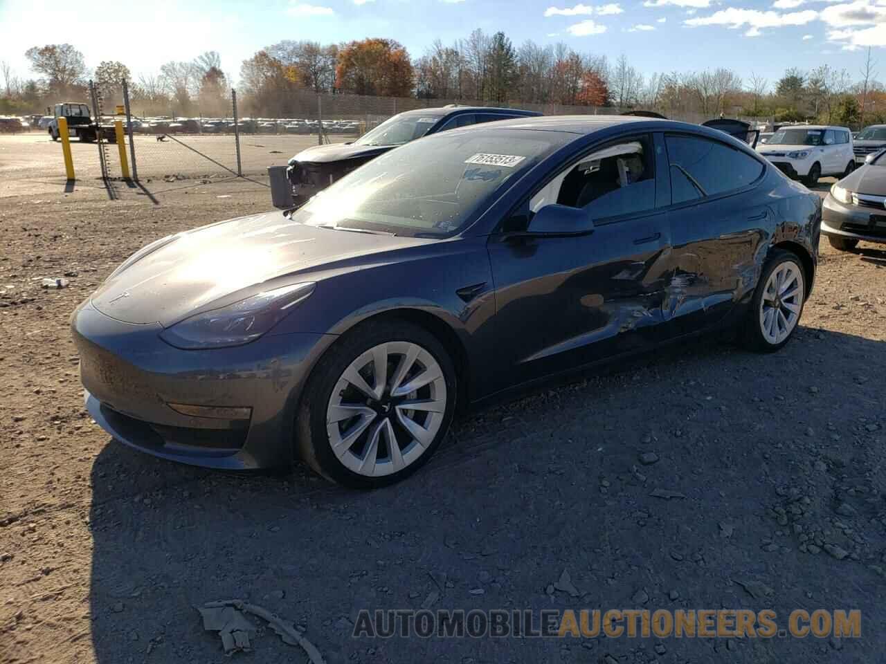 5YJ3E1EB8MF916561 TESLA MODEL 3 2021