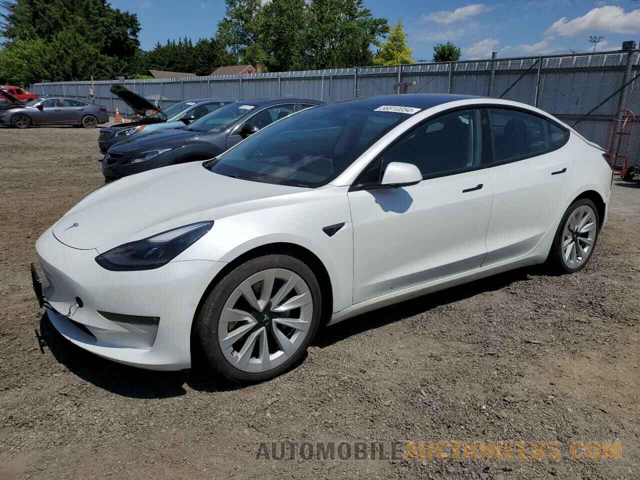 5YJ3E1EB8MF916589 TESLA MODEL 3 2021