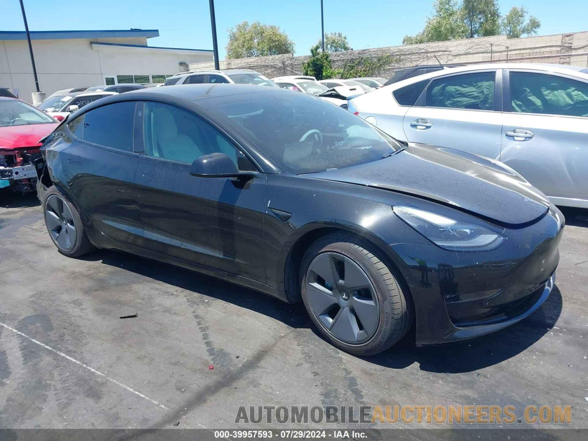 5YJ3E1EB8MF926944 TESLA MODEL 3 2021