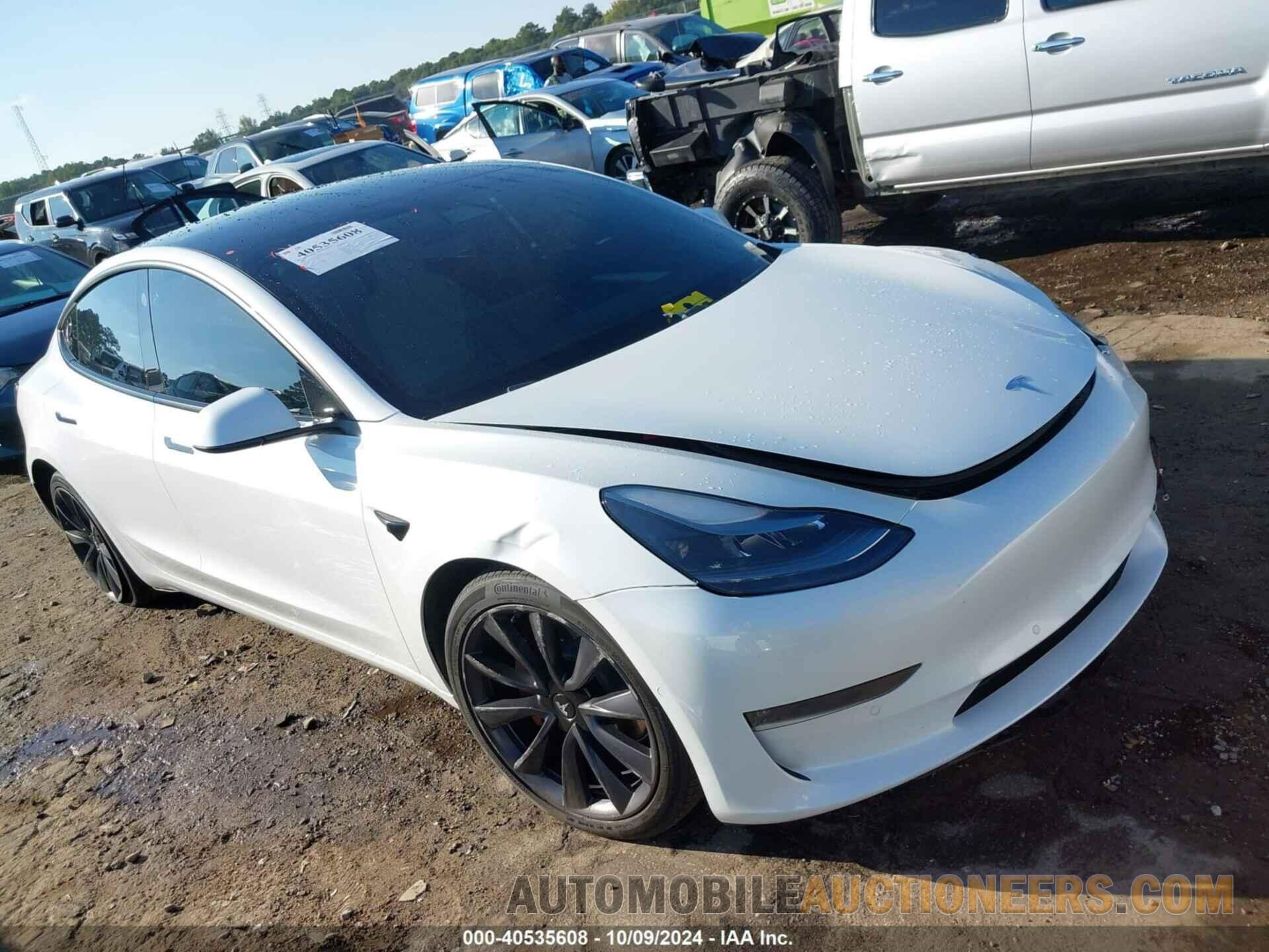 5YJ3E1EB8MF999506 TESLA MODEL 3 2021