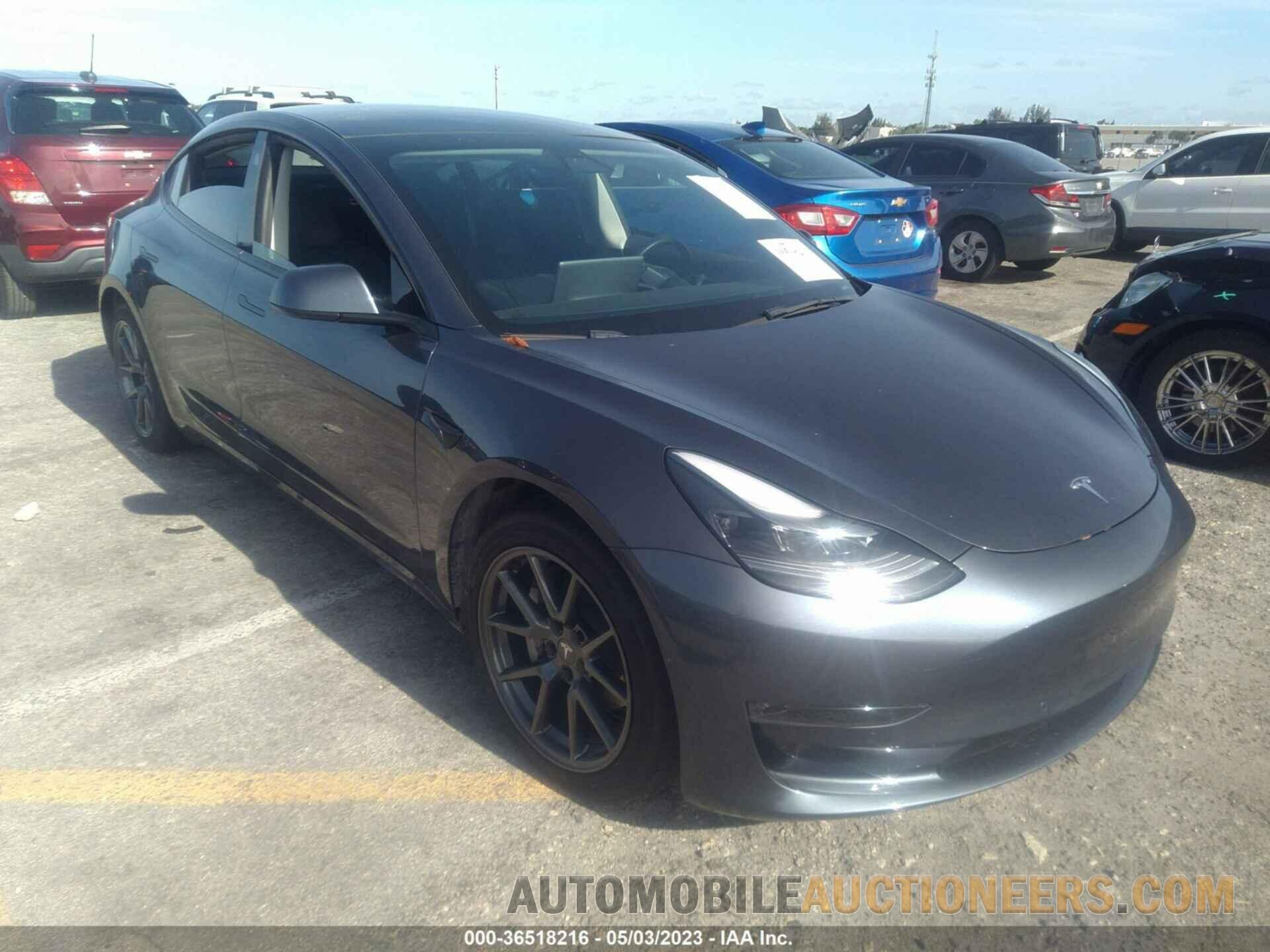 5YJ3E1EB8NF103397 TESLA MODEL 3 2022