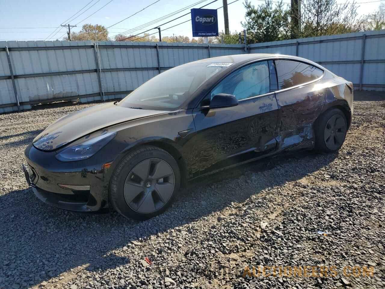 5YJ3E1EB8NF110785 TESLA MODEL 3 2022