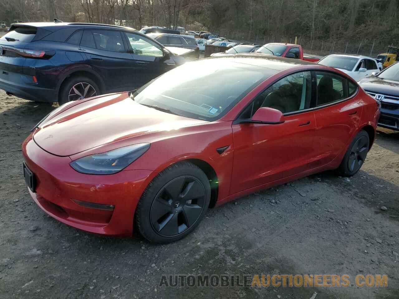 5YJ3E1EB8NF112827 TESLA MODEL 3 2022