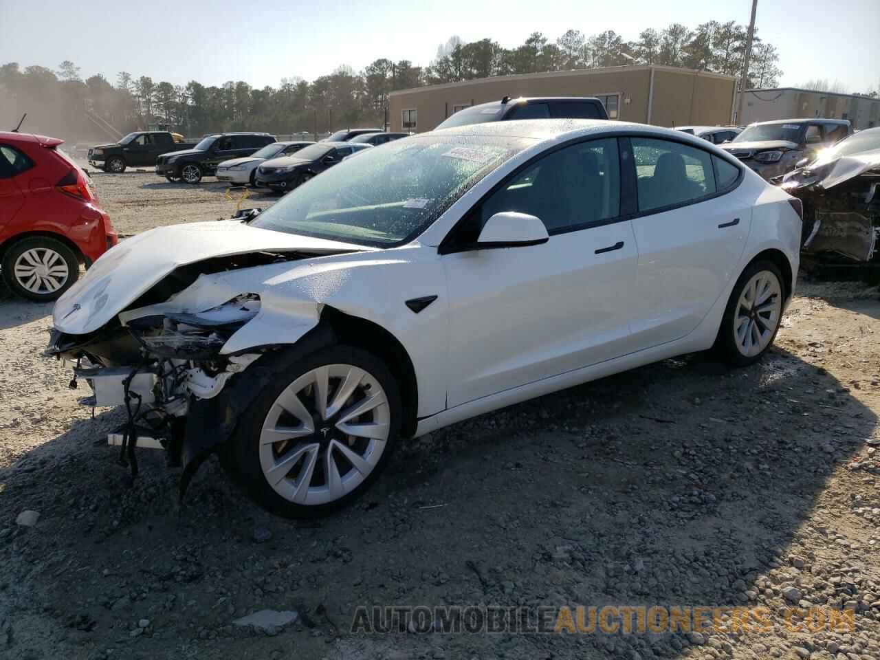 5YJ3E1EB8NF123181 TESLA MODEL 3 2022