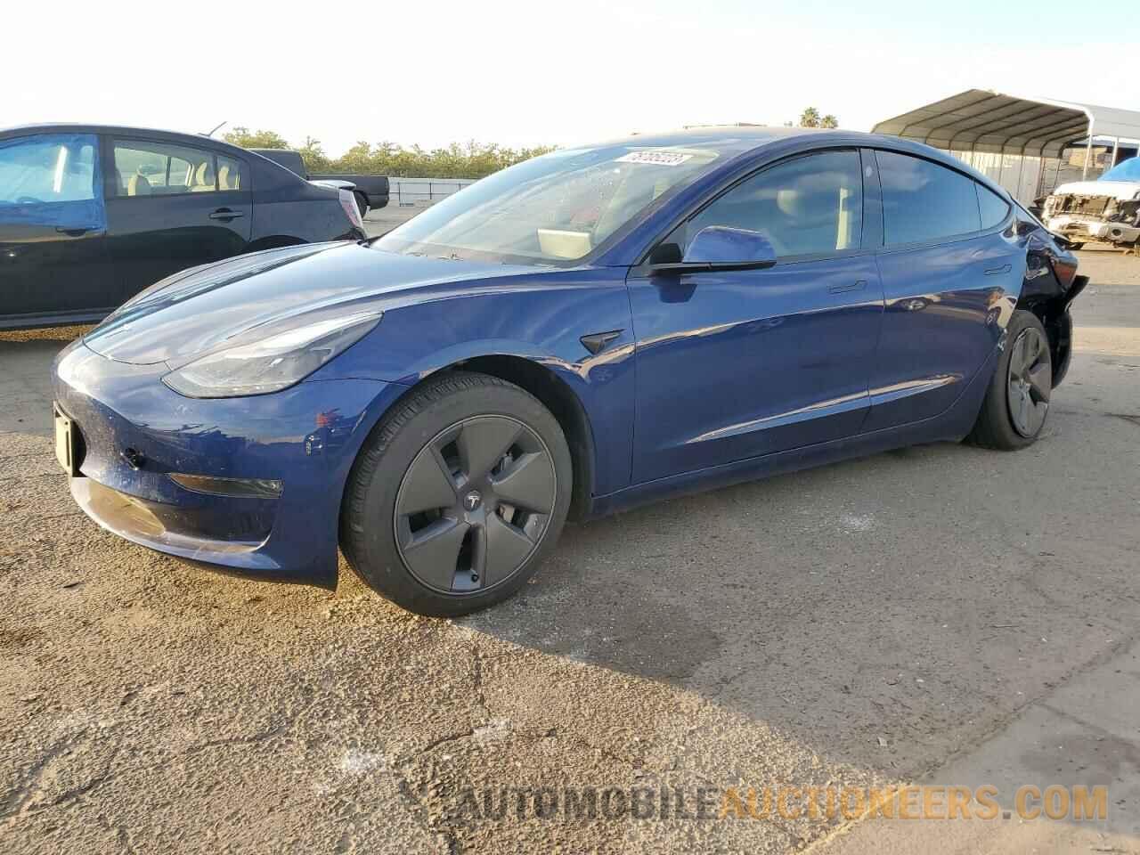 5YJ3E1EB8NF138716 TESLA MODEL 3 2022