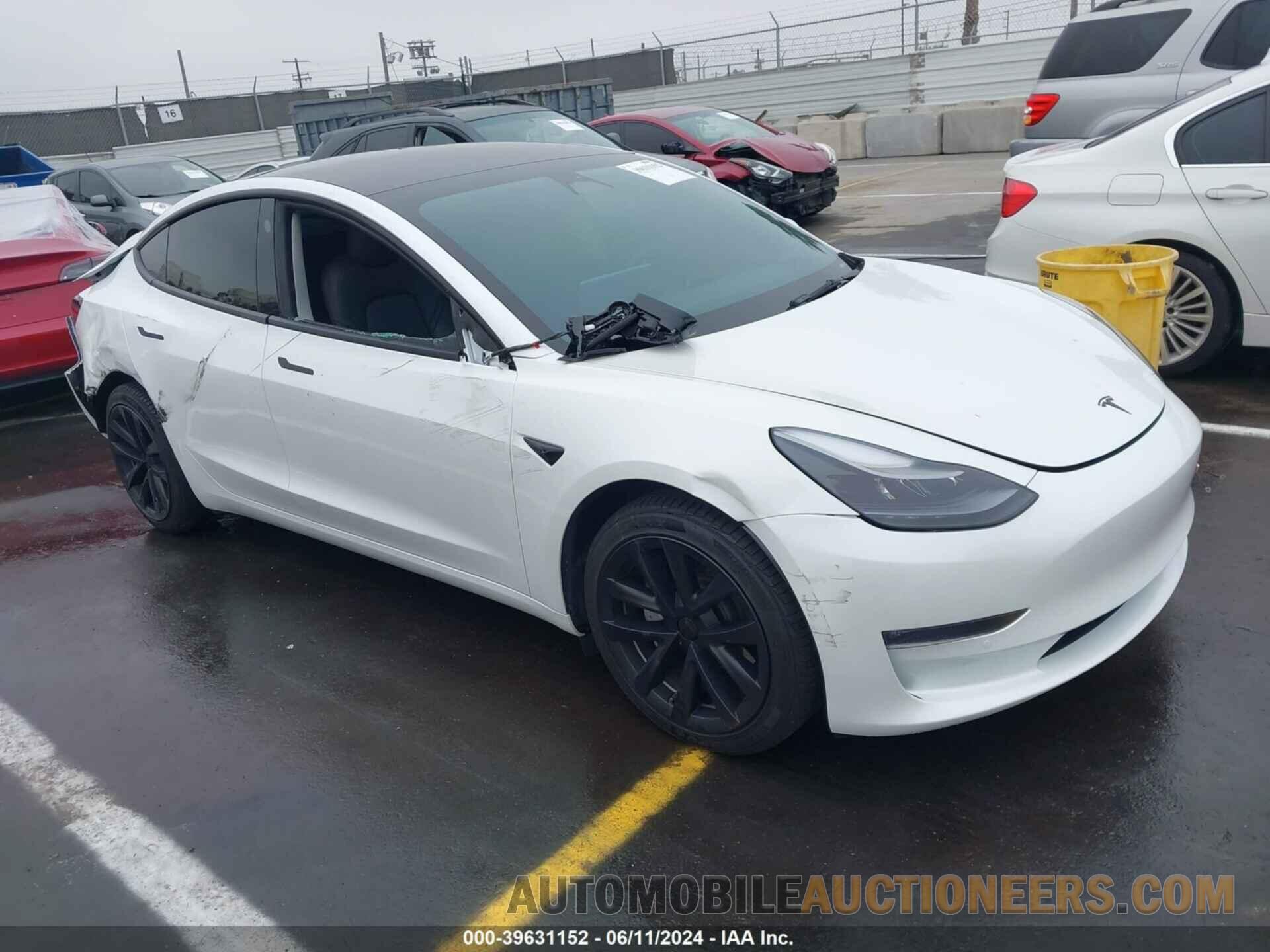 5YJ3E1EB8NF167228 TESLA MODEL 3 2022