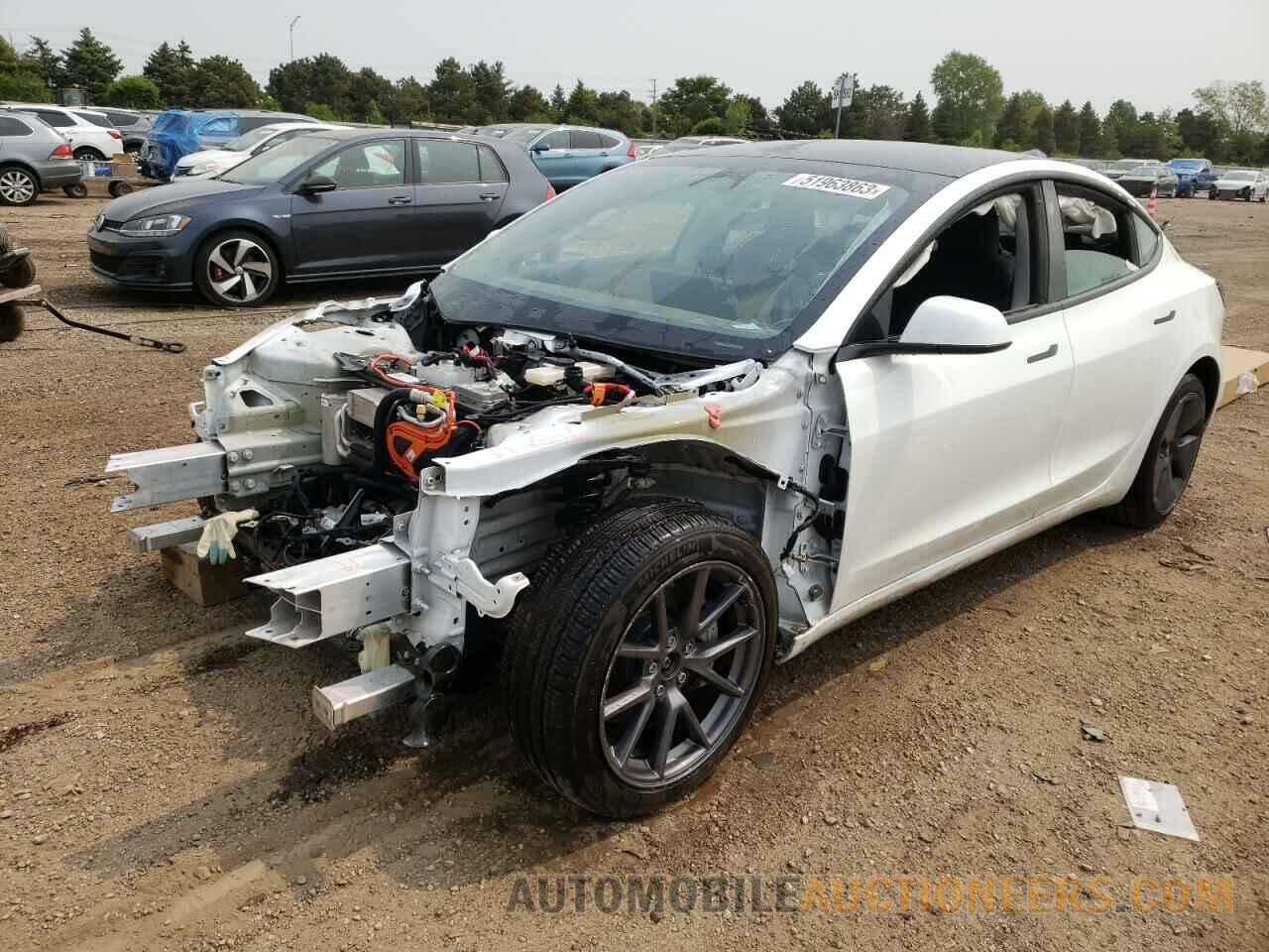 5YJ3E1EB8NF181226 TESLA MODEL 3 2022