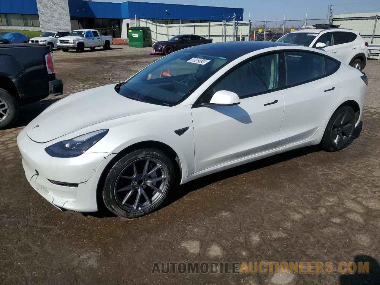 5YJ3E1EB8NF185003 TESLA MODEL 3 2022