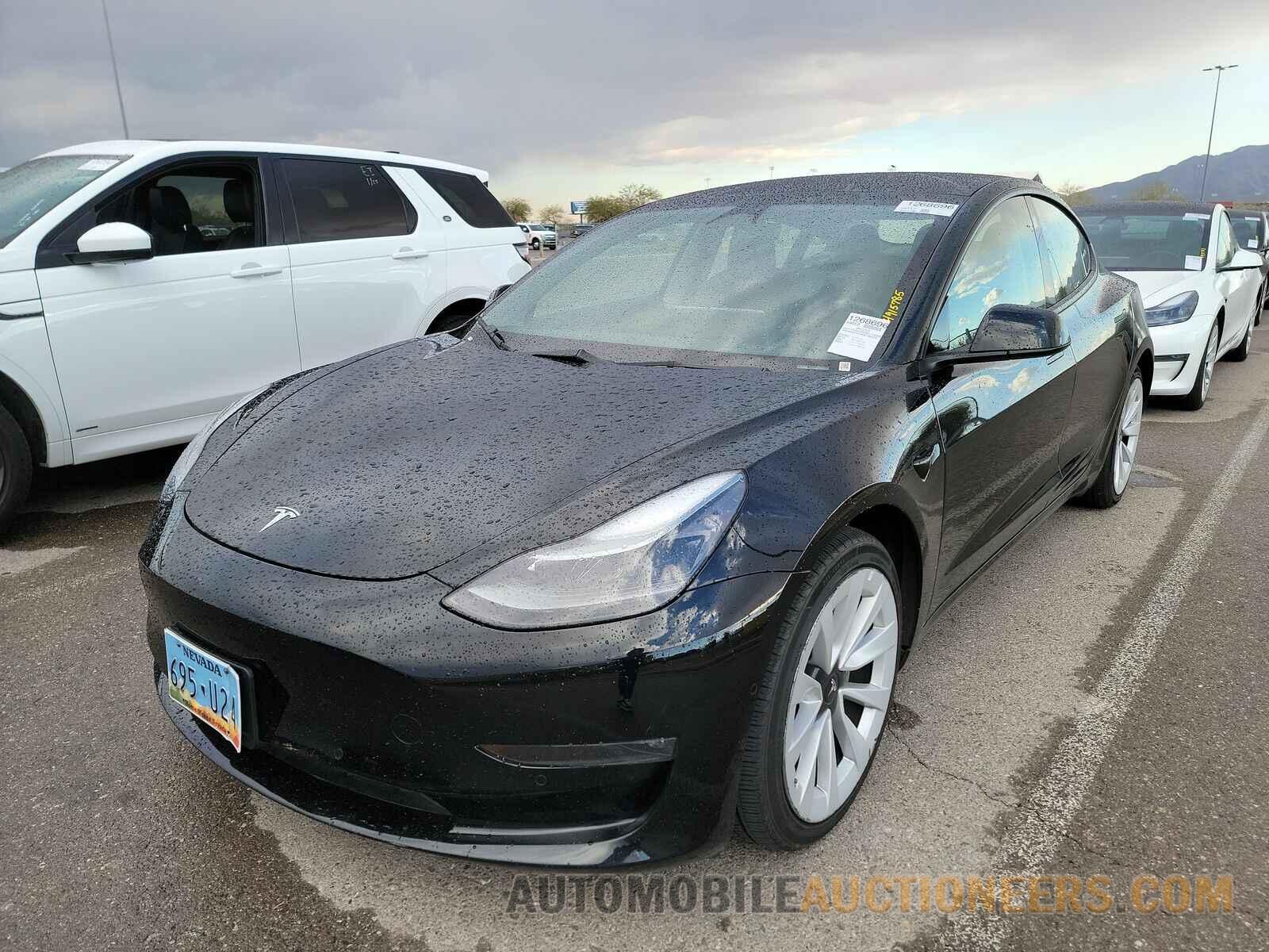 5YJ3E1EB8NF186474 Tesla Model 3 2022