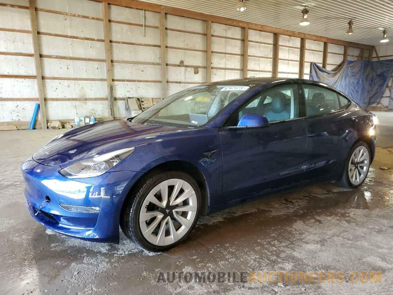 5YJ3E1EB8NF189231 TESLA MODEL 3 2022