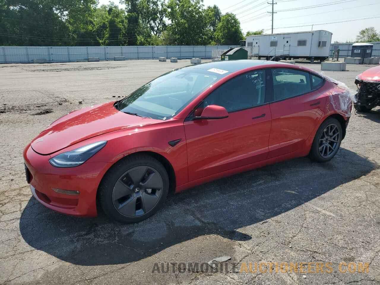 5YJ3E1EB8NF190976 TESLA MODEL 3 2022