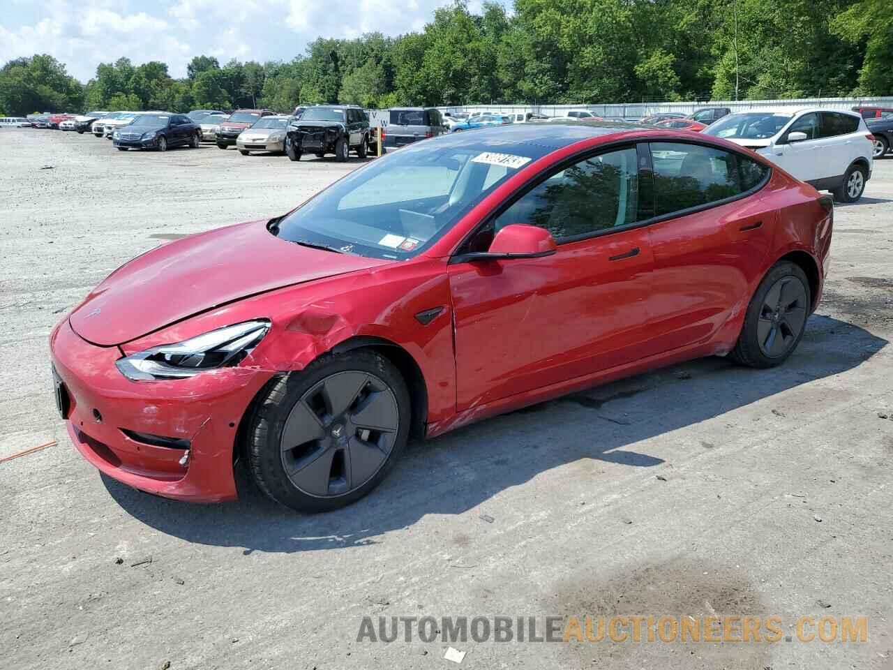 5YJ3E1EB8NF190993 TESLA MODEL 3 2022