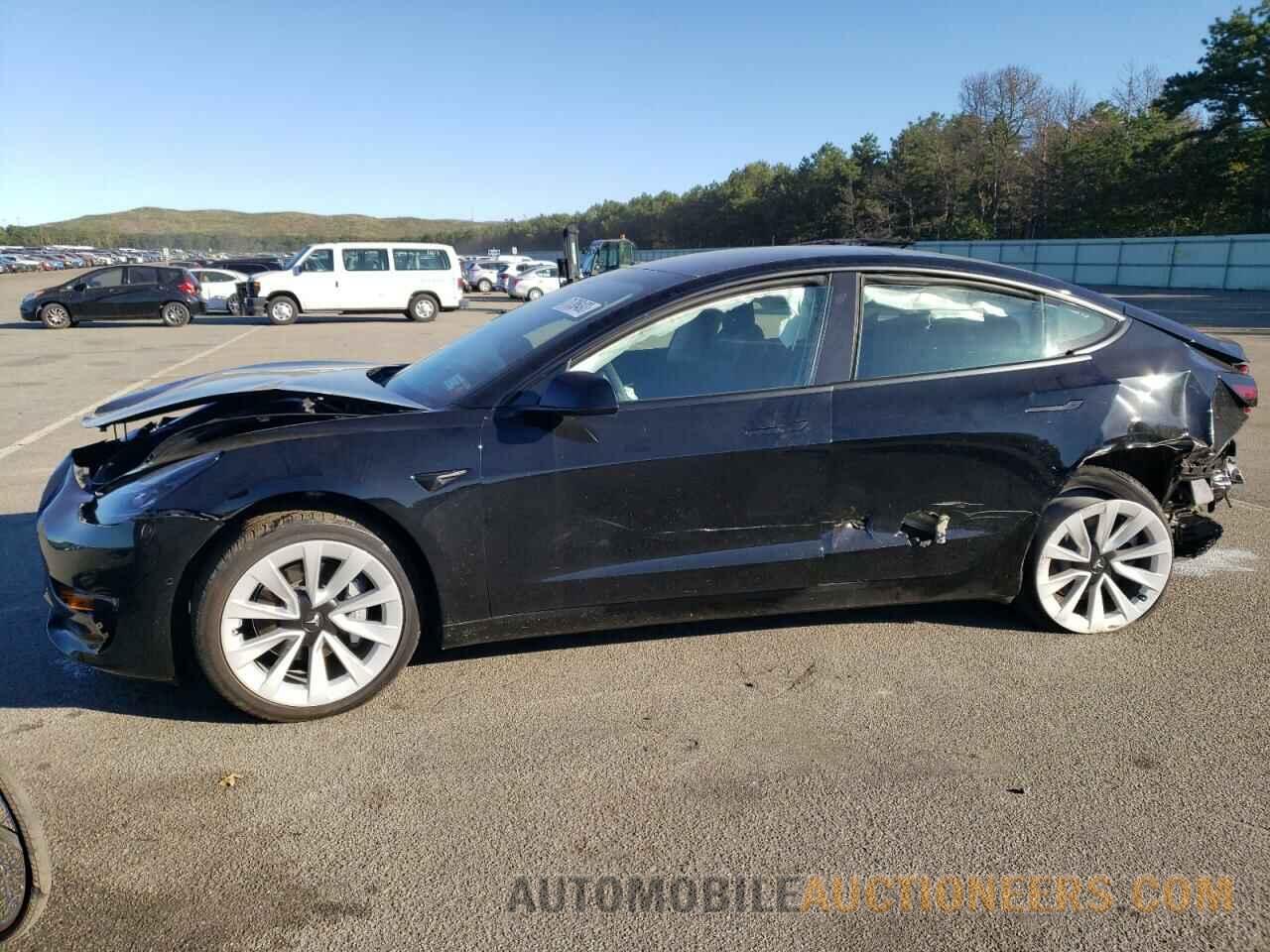 5YJ3E1EB8NF202334 TESLA MODEL 3 2022