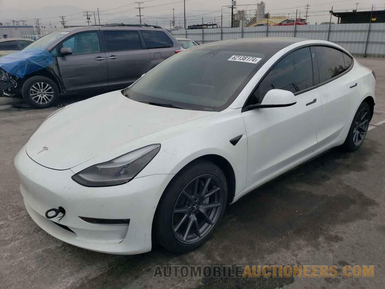 5YJ3E1EB8NF211406 TESLA MODEL 3 2022