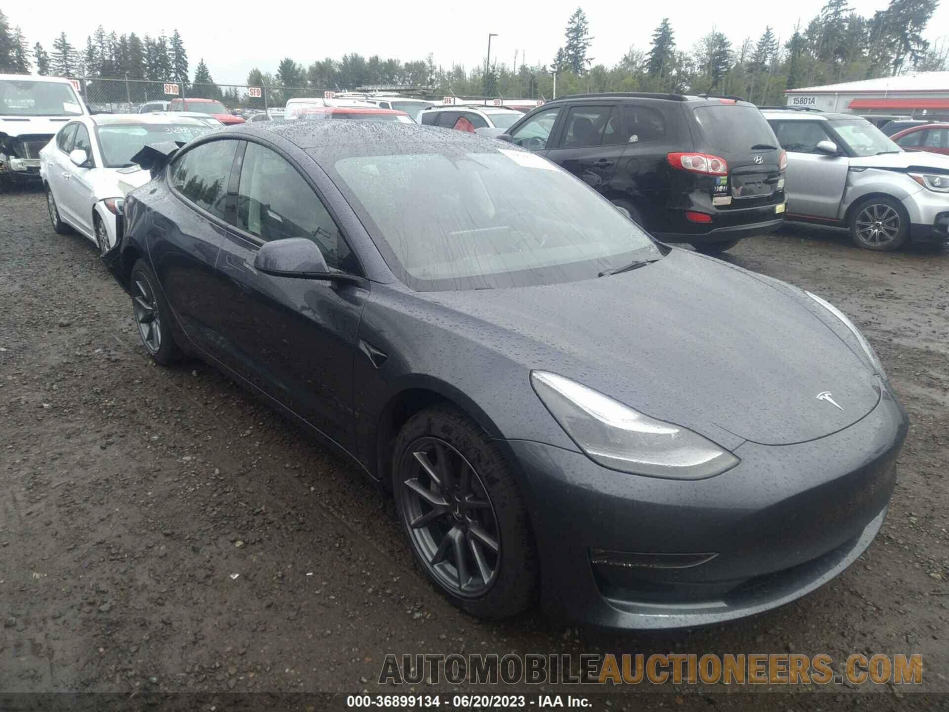 5YJ3E1EB8NF257818 TESLA MODEL 3 2022