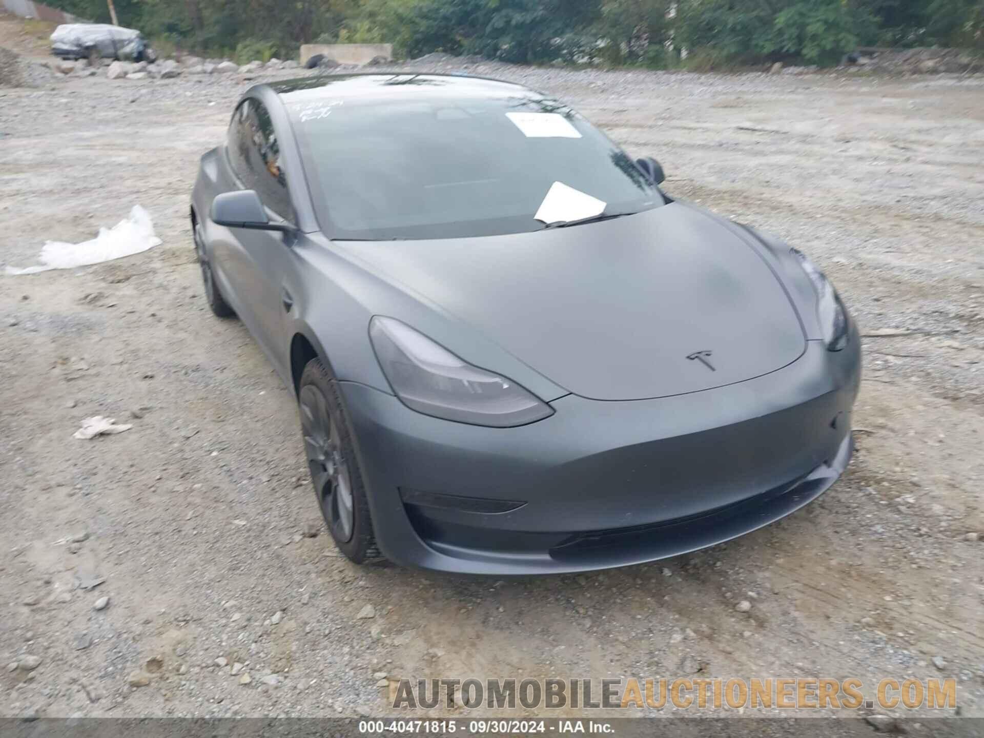 5YJ3E1EB8NF271900 TESLA MODEL 3 2022