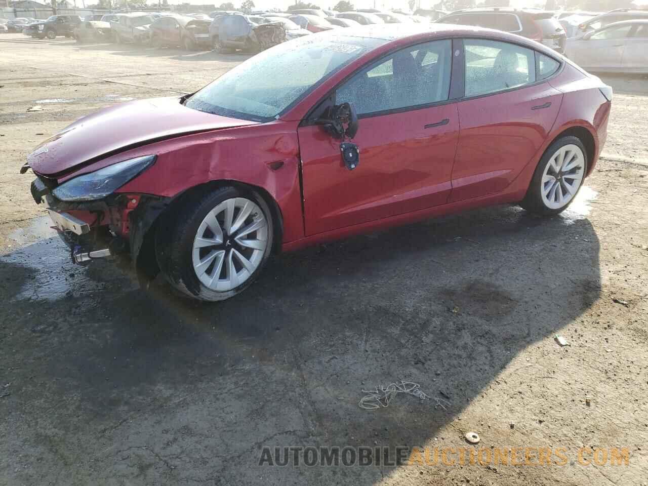 5YJ3E1EB8NF300425 TESLA MODEL 3 2022