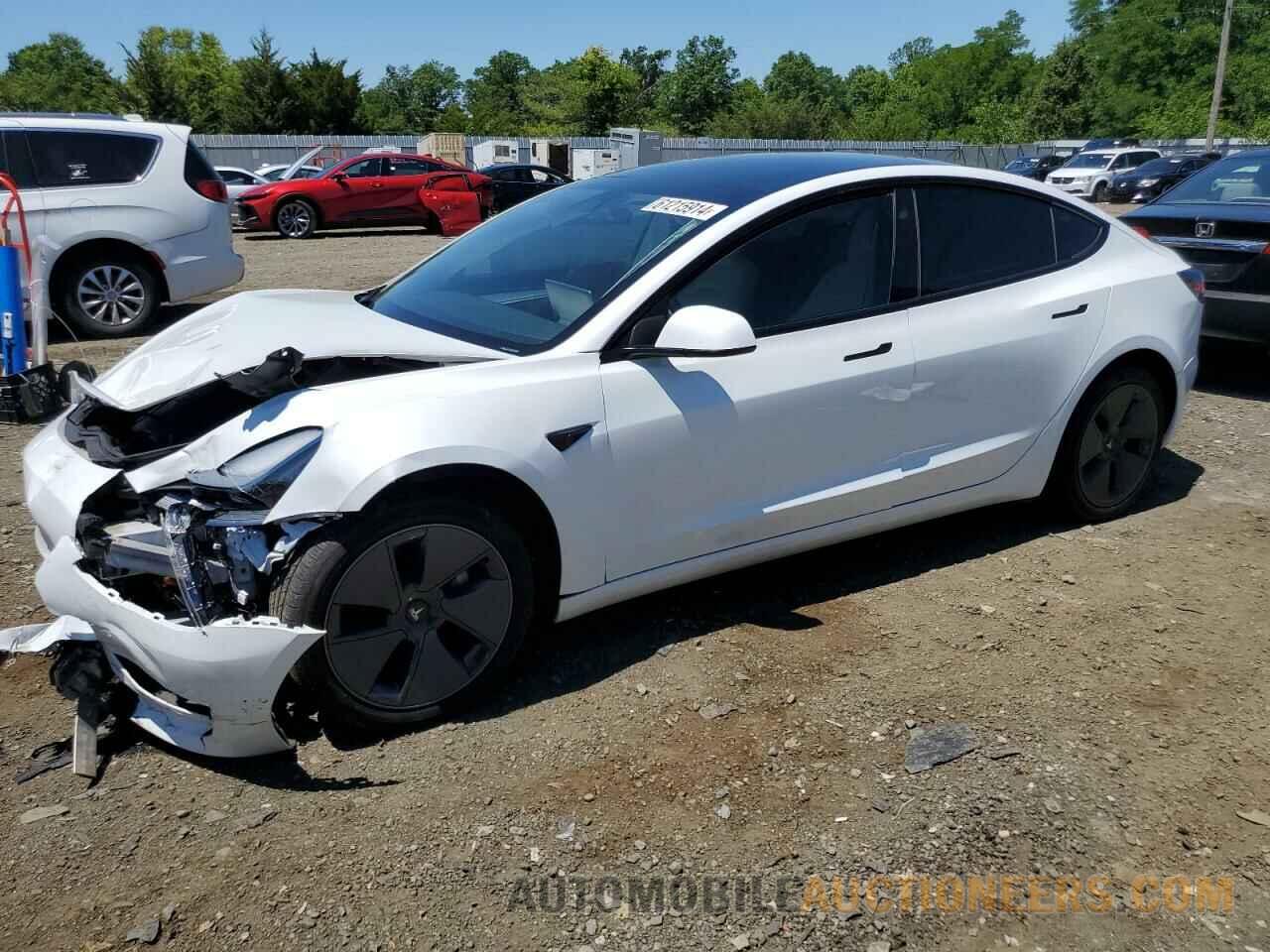 5YJ3E1EB8NF312655 TESLA MODEL 3 2022