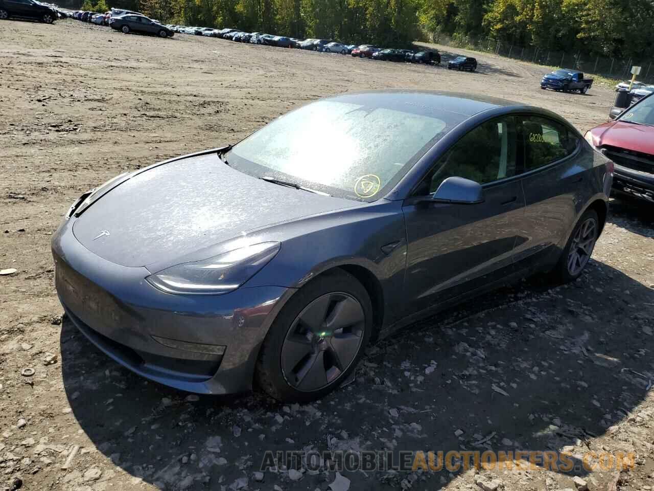 5YJ3E1EB8NF323378 TESLA MODEL 3 2022