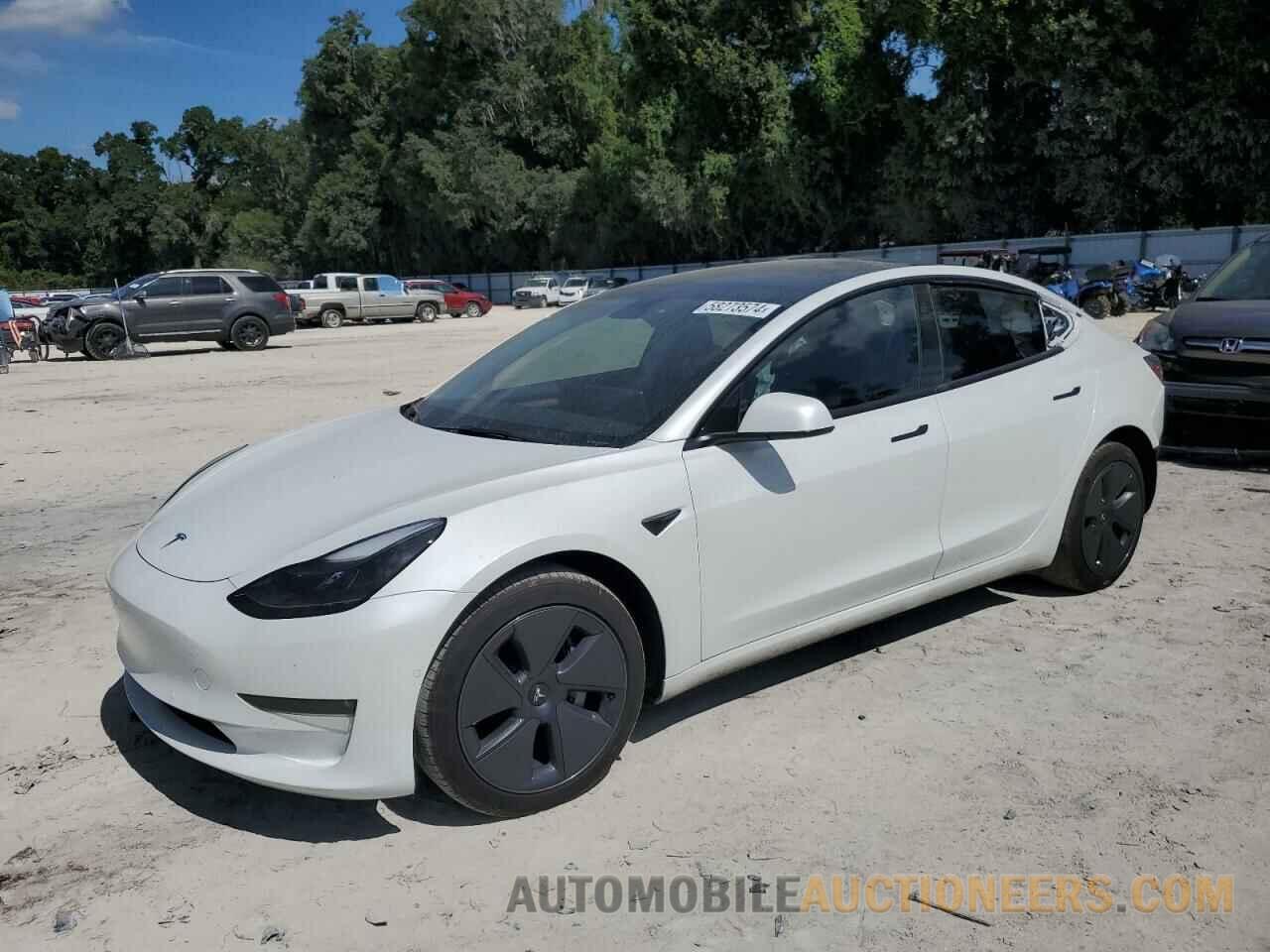 5YJ3E1EB8NF328497 TESLA MODEL 3 2022