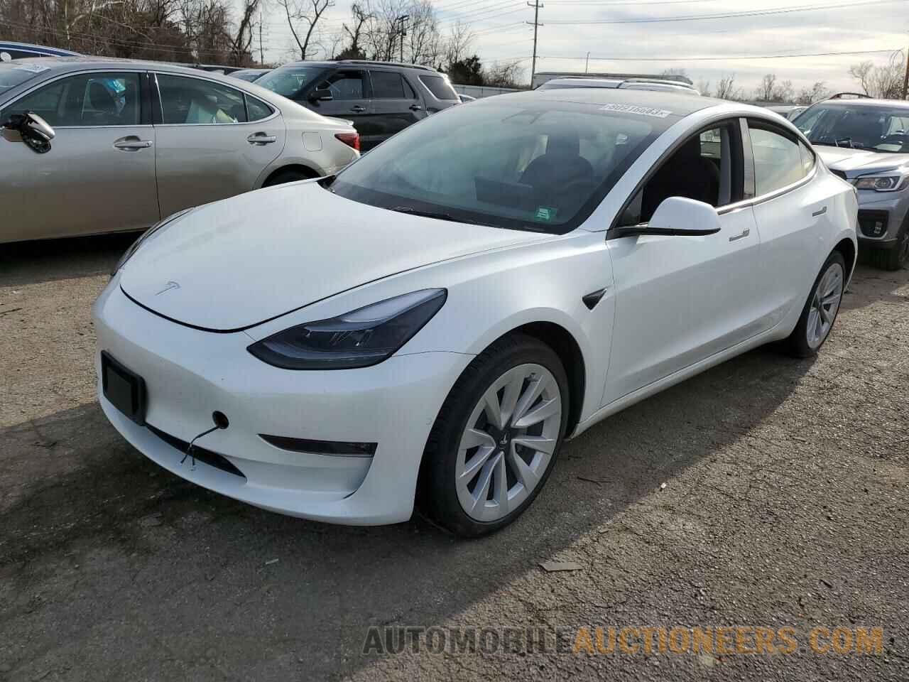 5YJ3E1EB8NF333702 TESLA MODEL 3 2022