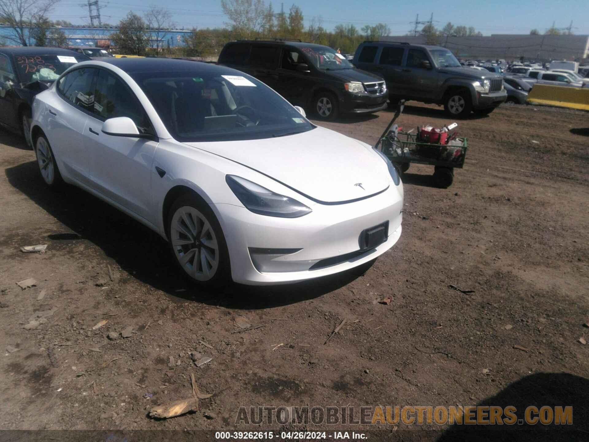 5YJ3E1EB8NF336941 TESLA MODEL 3 2022