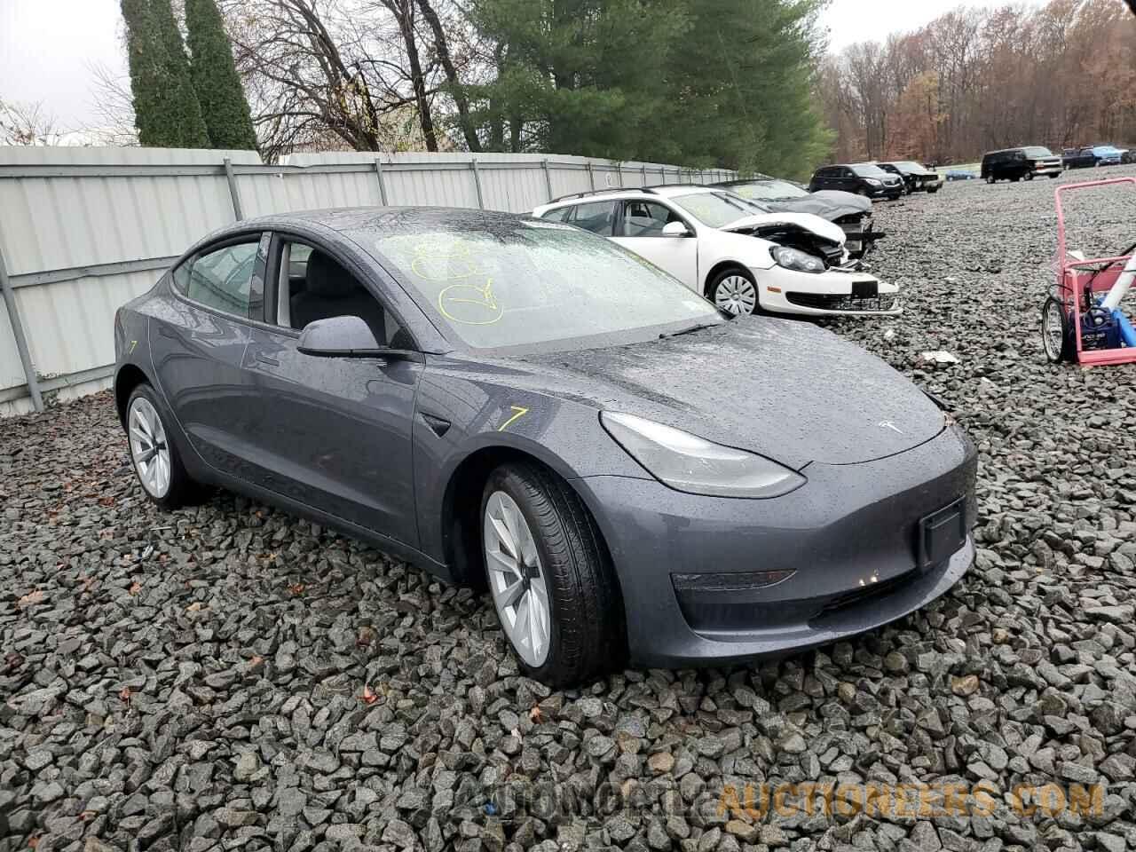 5YJ3E1EB8NF338253 TESLA MODEL 3 2022