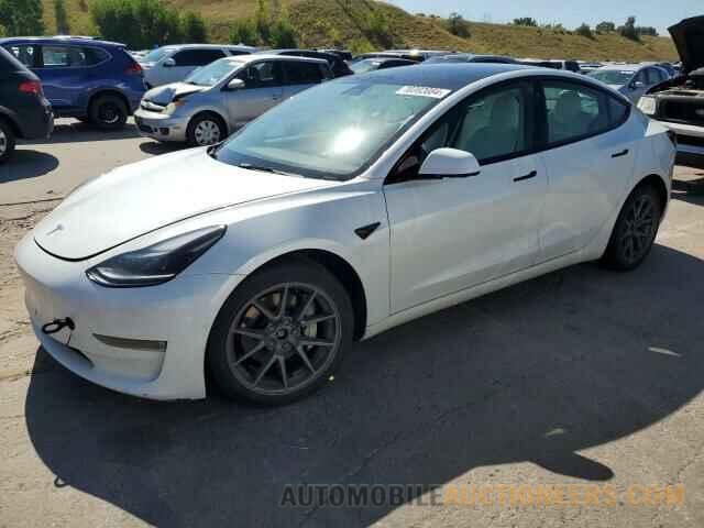 5YJ3E1EB8NF346577 TESLA MODEL 3 2022