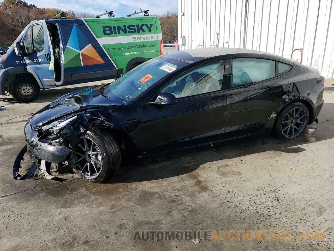 5YJ3E1EB8NF351505 TESLA MODEL 3 2022