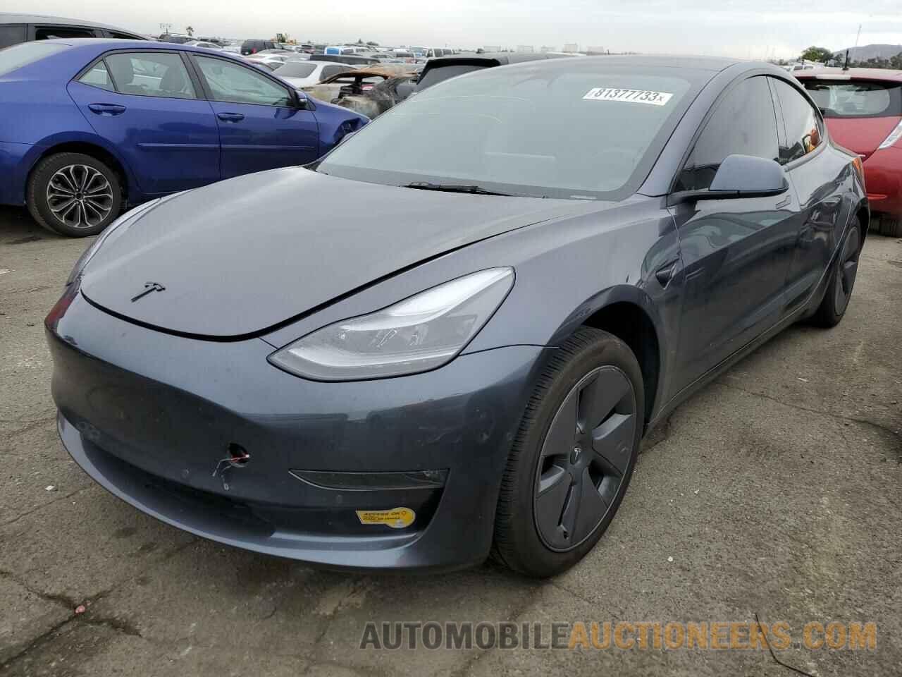 5YJ3E1EB8NF358891 TESLA MODEL 3 2022